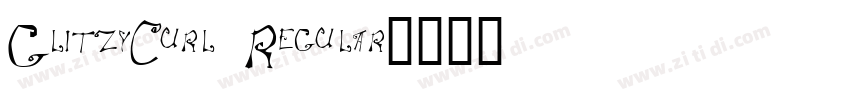GlitzyCurl Regular字体转换